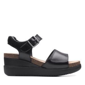 Clarks LIZBY Wedge Strap Ortholite Sandal Womens size 8